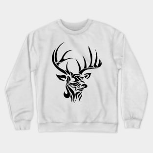 Tribal Deer Crewneck Sweatshirt